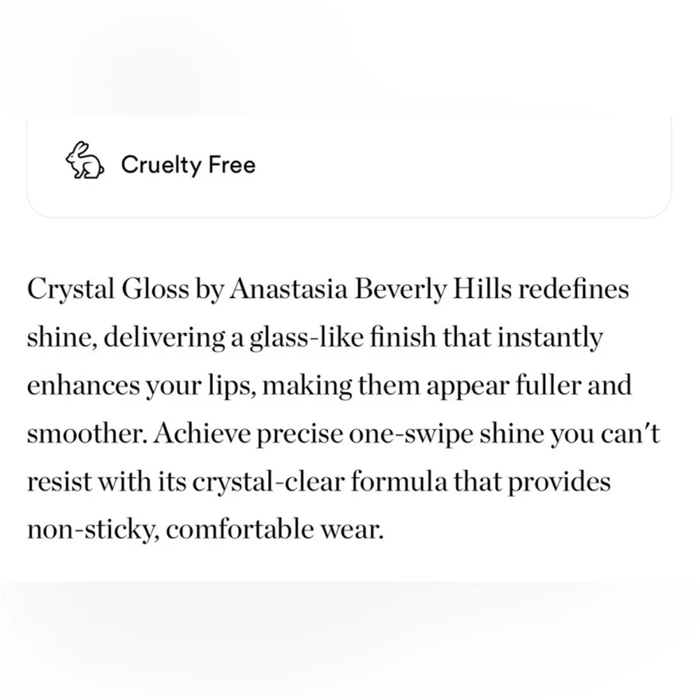 Anastasia Beverly Hills Crystal Lip Gloss Mini